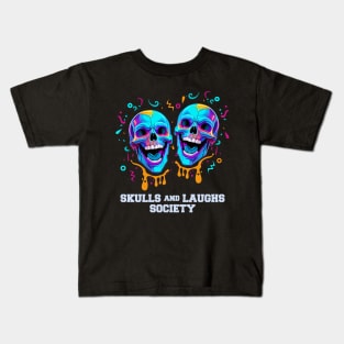 Skulls and Laughs Society Kids T-Shirt